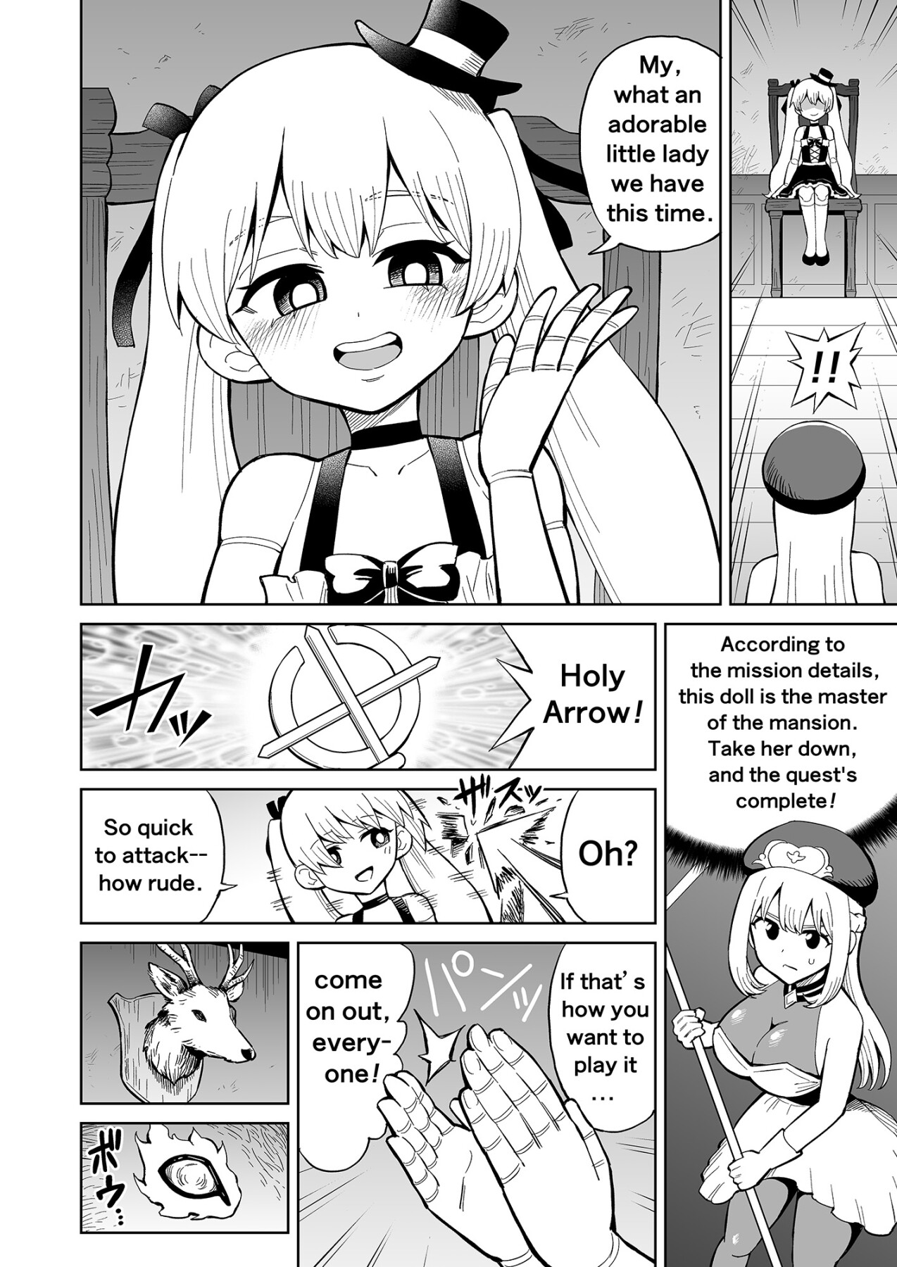 Hentai Manga Comic-Futanari Priest Clarice and Phantom Masion-Read-5